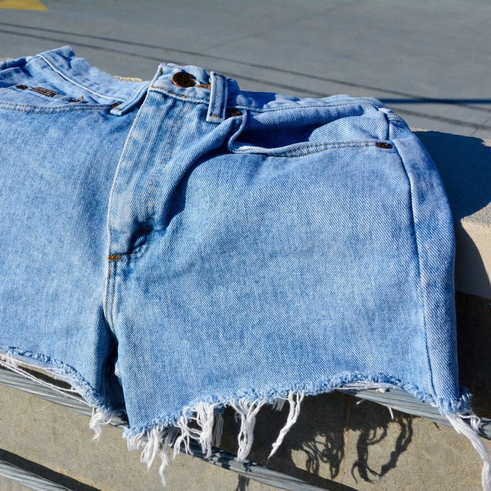 Cutoff Denim Shorts